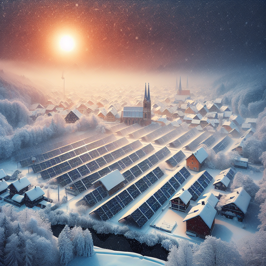 Schneeeinfluss auf Photovoltaikeffizienz in Ravensburg.